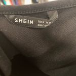 SheIn Black Bodycon Side Slit Spaghetti Strap Going Out Dress LBD 🚨 Photo 2