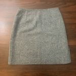 barney's new york blue wool blend pencil skirt size 6 Photo 2
