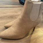 Dream Paris dream pairs tan neutral heeled stiletto boots size 11 new Photo 11