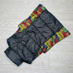 COOGI  Puffer Vest Full Zip Black jacket vest w/ rainbow logo sleeveless shirt sm Photo 6