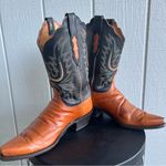 Lucchese  1883 N7361 Two Tone Western Boots Embroidered Snip Toe Women’s 9 B Photo 5