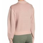 Free People  Women's Cream Puff Mock Neck Starry Night Metallic Knit Sweater sz M Photo 7