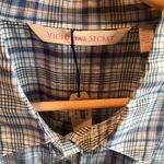 Victoria's Secret Victoria’s‎ Secret long sleeve button up tunic length shirt, size small Photo 1