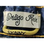 Indigo Rein  Distressed Skinny Jeans Dark Wash Denim‎ Juniors Size 9 Photo 2