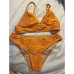 Cupshe  Solid‎ Low Waist Bikini Set Triangle Two Pieces Swimwear Size S. A-900 Photo 2