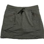 Tangerine  Gray Tennis Golf Activewear Gym Zip Pockets Skort Size Large EUC #4367 Photo 0