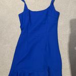 Revolve Superdown Blue Shayla Ruffle Mini Dress Photo 2