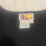R & K Vintage  black short sleeve button up sweater Size 8 Photo 2