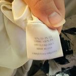 CHRISTIAN SIRIANO White & Black Floral Full Skirt V Photo 10