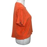 Sporty & Rich Disco Terry Cropped Tee Orange Short Sleeves Top Women’s Size S Photo 4