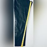 Nordstrom  women black faux leather leggings L Photo 4