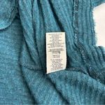 We The Free  Women’s Teal Lover Rib Split Back‎ Long Sleeve Top Medium Photo 9