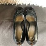 Apostrophe  Black Peep Toe Heels S8.5 Photo 6