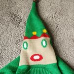 No Boundaries  Christmas Elfie Knit Hoodie Dress SIZE M Photo 3