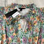 Banana Republic  Ruffle Floral MIDI Dress Size Small NWT Photo 5
