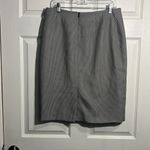 Kasper  Separates Women's Skirt - Size 12 - Black/White Lined Photo 3