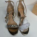 Badgley Mischka  Claudia Glitter Block Heel Photo 4