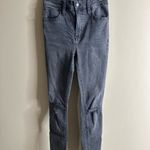 Madewell  distressed black  jeans curvy high rise skinny 24r Photo 1