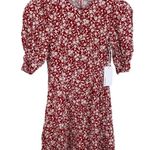Reformation  Laylin flower girl ditsy floral button front mini dress size 0 Photo 1