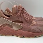 Nike Air Huarache Pink Suede Running sneakers Size 8.5 Photo 1