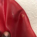 1970s Vintage Leather Red gold varsity bomber South G football jacket streetwear Size L Photo 6