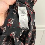 frame denim NWT $425 FRAME 100% Silk Printed Button-Front Ruffle Sleeve Shirt Dress Size XL Photo 8