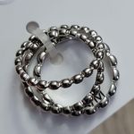 Belk NWT Silver Tone Ring Set Photo 4