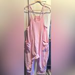 Free People Movement NWT  Hot Shot Onesie - Pink $70 MSRP Photo 5
