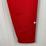Nike  Dri-Fit One‎ Icon Clash 7/8 Leggings Red Houndstooth Women's Size Medium Photo 4