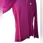 Champion  Women's Vibrant Purple and Orange Long Sleeve Athletic Shirt Size M Photo 4