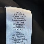 Tahari  Houndstooth Black and White Tummy Control Stretch Dress Pants, Size XL Photo 5