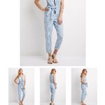 Forever 21 contemporary Paisley print denim jumpsuit Photo 1