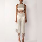 Akira NWT  satin top with rhinestone pearls Photo 3