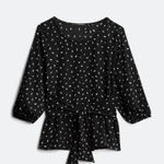 West Kei New With Tags Stitch Fix West Key Chileen Tie Front Blouse Sz L Photo 0