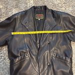 Black Leather Jacket Size 2 Women – Elegant Blazer Style with Lapels and Pockets Photo 15