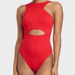Colsie Red Cutout Bodysuit + 🆓🎁 Photo 0