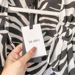 NEW THE ATTICO PAT ZEBRA PRINT MINI DRESS Size M Photo 9