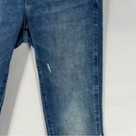 DL1961 Emma Power Legging Kilgore Frayed Raw Hem Stretch Medium Wash Denim Photo 3