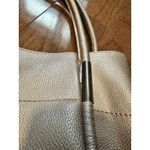 Neiman Marcus Neiman‎ Marcus Metallic Gold Tote Bag Quilted Design Shoulder Bag Purse Handbag Photo 8