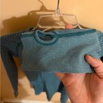 Lululemon Swiftly Tech Long Sleeve Crew in Heathered Forage Teal Photo 7
