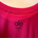 Alo Yoga  Hot Pink Ribbed Wellness Sports Bra Photo 4