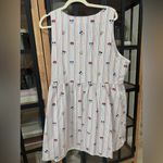 Disney Parks plus size mickey mouse & friends dress striped sleeveless babydoll Red Photo 4