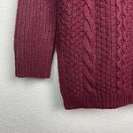 Forever 21 Burgundy Tunic Length Turtleneck Sweater Size M Photo 6