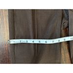 Vintage Brown Preppy Houndstooth Flare Trousers Size 4 MADE IN USA Photo 7