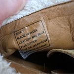 Very Volatile  Faux Fur Combat Womens Size 8  Faux Leather Combat Boots Tan Photo 8