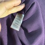 Calvin Klein plum purple roll sleeve hi-lo button down Tunic Office Holiday, S Photo 8