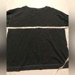 Old Navy  Women’s Charcoal Black Long Sleeve Shirt Scoop Neck Size S Photo 3