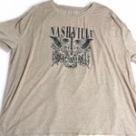 SheIn Tan Nashville Graphic Tee Photo 0