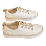 SPENCO Malibu Lace Up Canvas Low Top Sneaker Cream Size 8 Photo 4