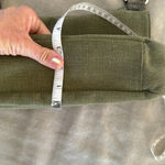 Kipling  moss green with colbalt blue lining crossbody bag Photo 12